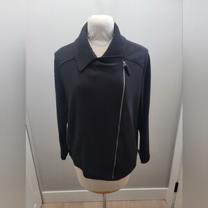 Nordstrom Black Asymmetrical Jacket